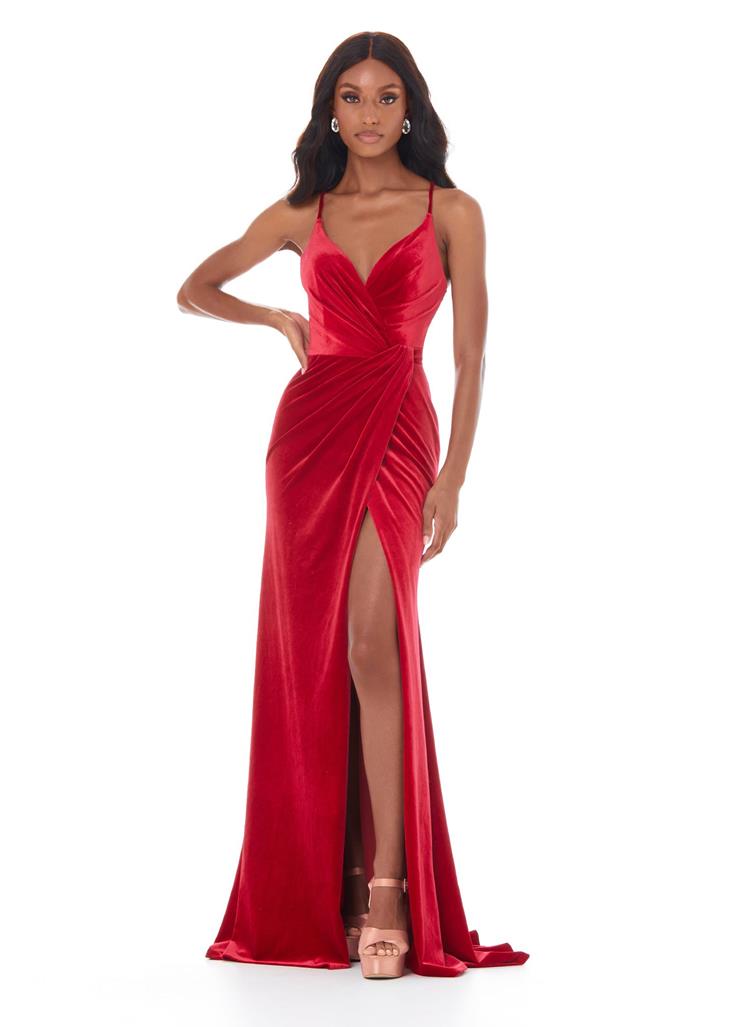 Photo of model wearing one of BQG featured gowns