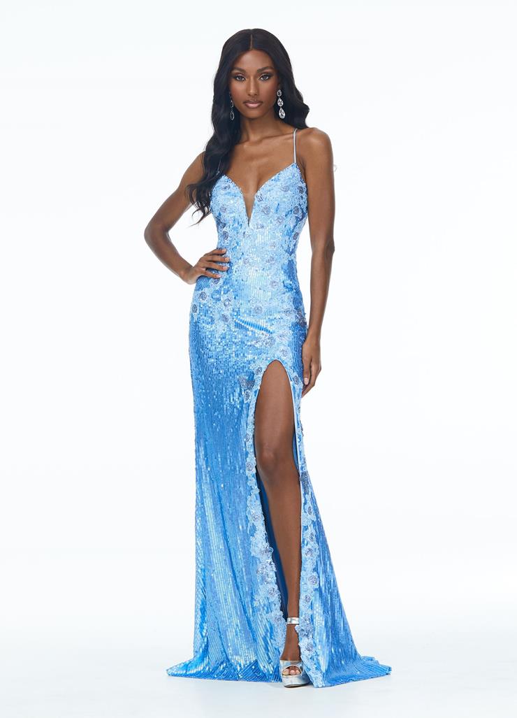 Photo of model wearing one of BQG featured gowns