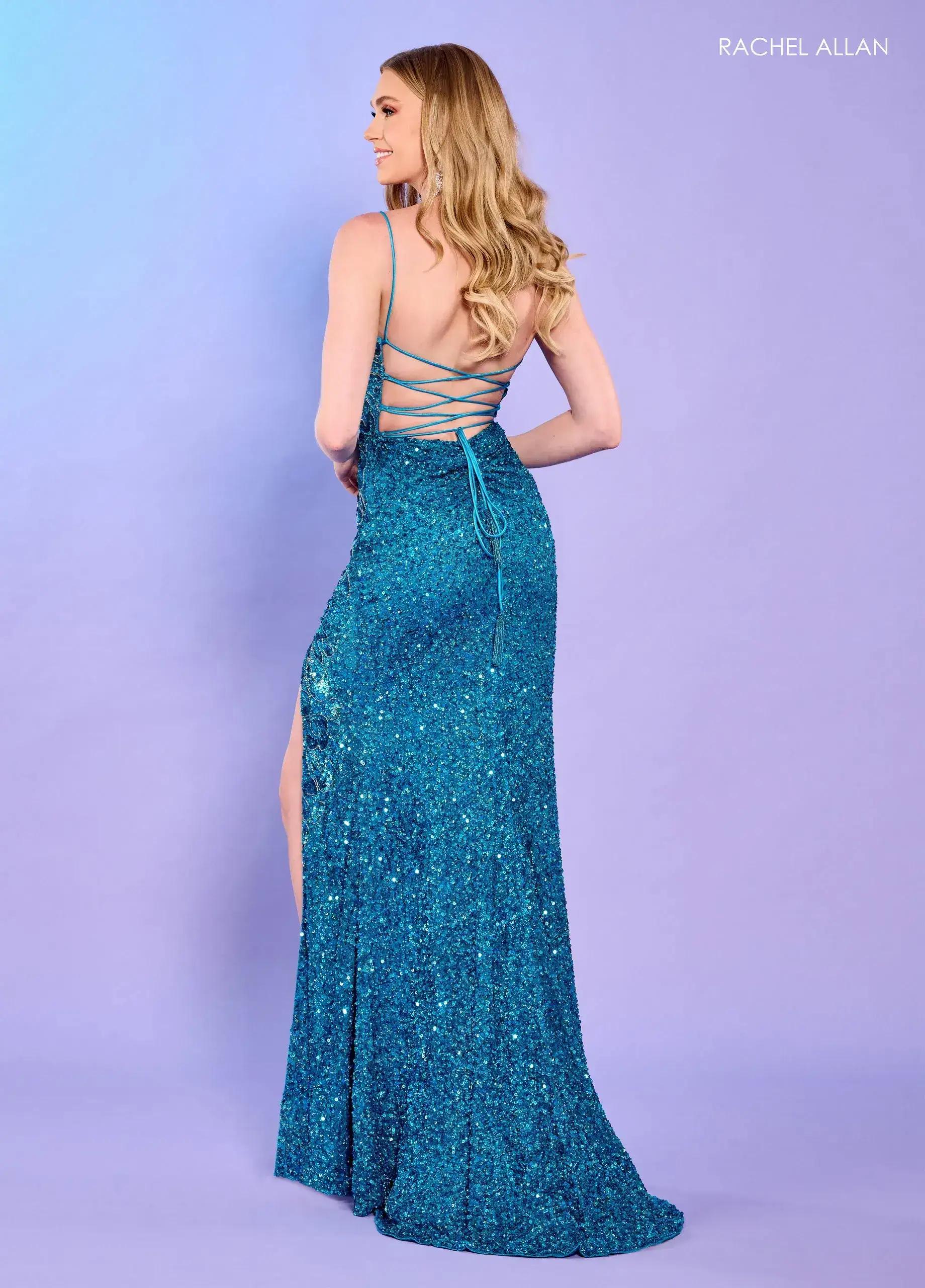 Photo of model wearing one of BQG featured gowns